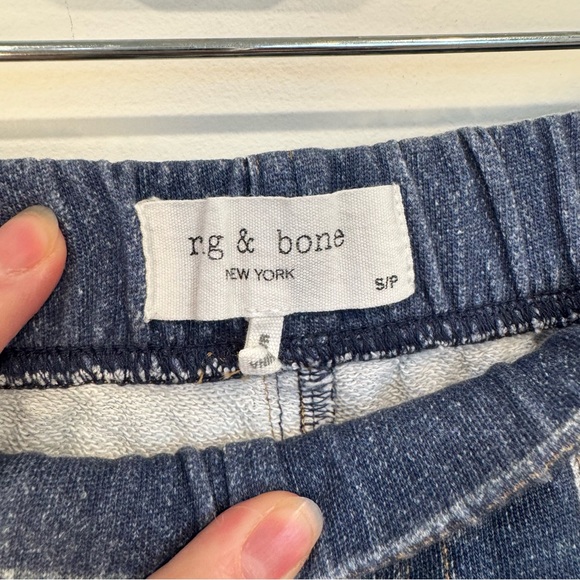 rag & bone Miramar Wide Leg Cotton Terry Pants Size S - Picture 4 of 15